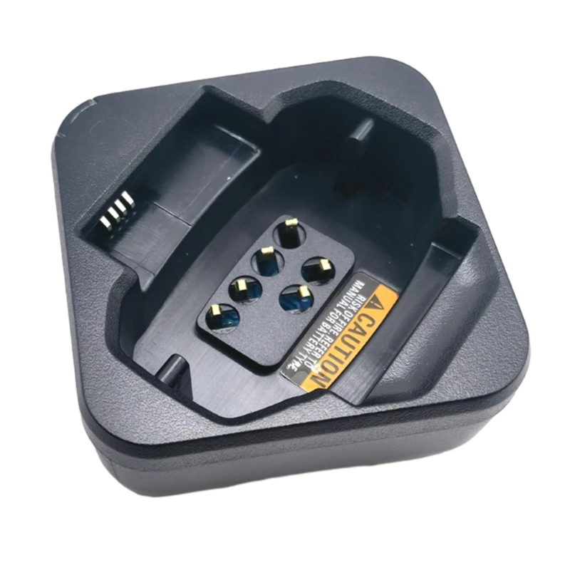 Base caricabatteria da tavolo compatto Dropship affidabile durevole compatibile per DTR600 DTR700 DTR720 PMPN4468 PMPN4469 Radio