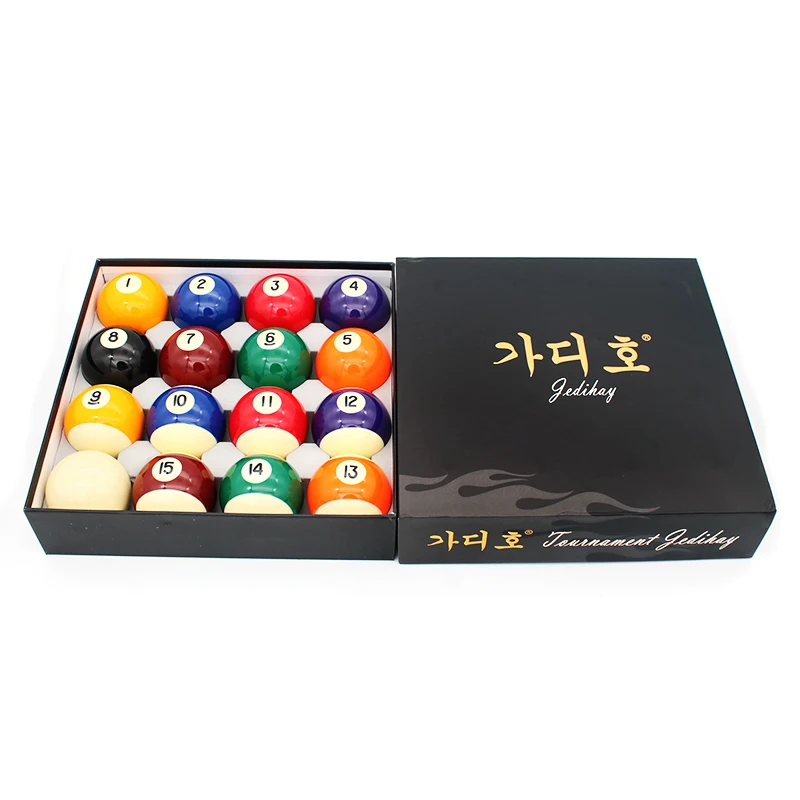 

8A Quality Black box 2-1/4inch Billiard Pool ball set 16x