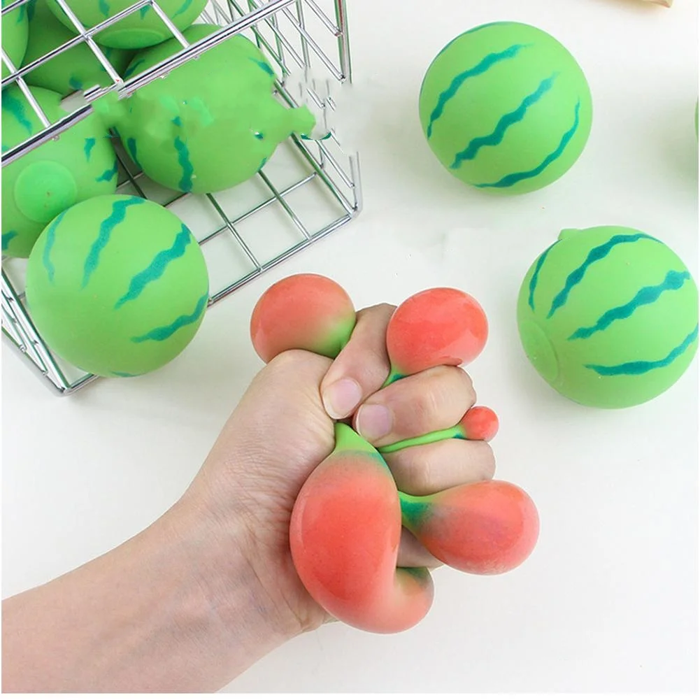 Langsam steigende Squeeze Spielzeug Anti Stress abbau Wassermelone Ball Squeeze Spielzeug Weihnachts geschenke für Jungen und Mädchen