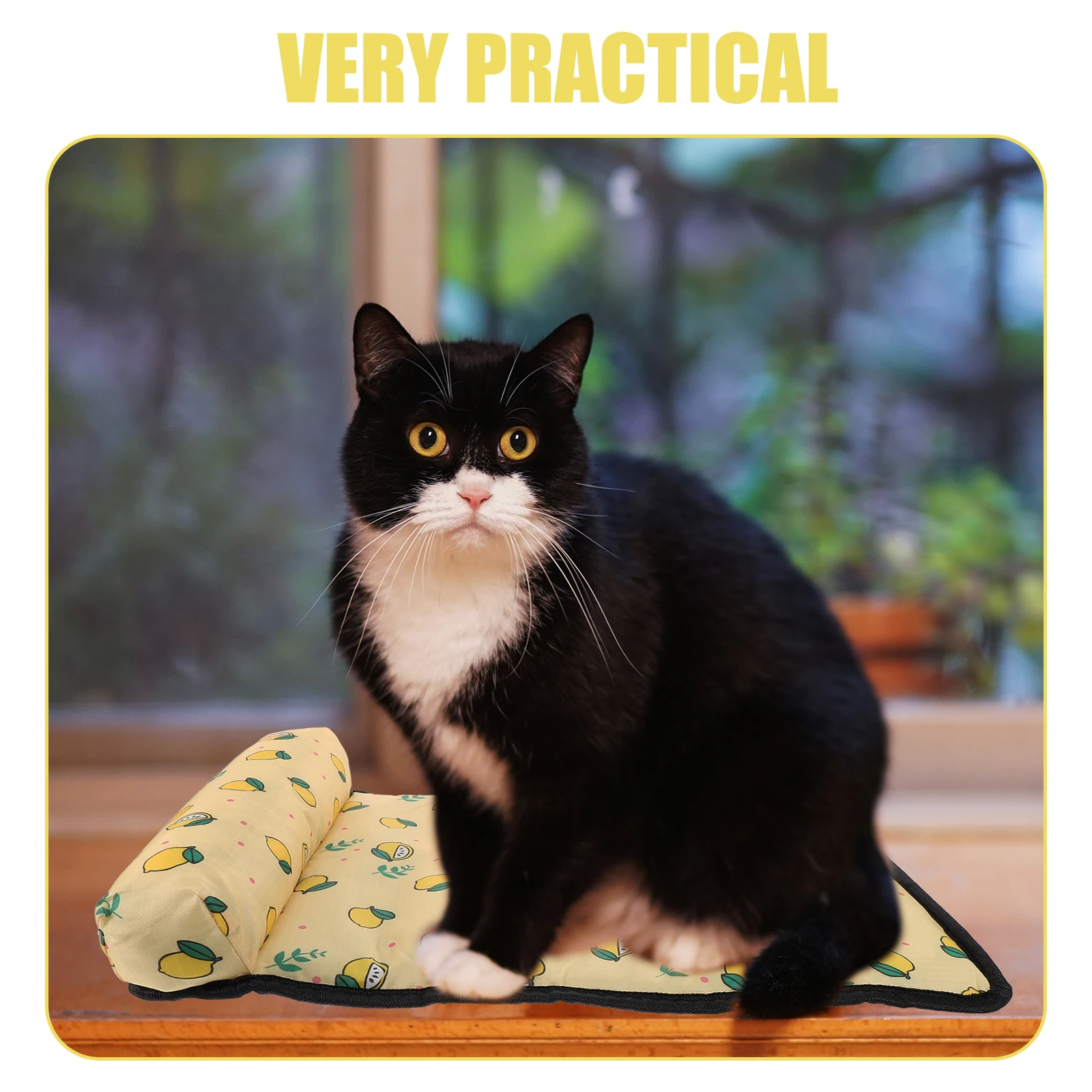 

Cat Blanket Summer Pet Pad Mat Cooler Cushion for Puppy Small Cloth Cats