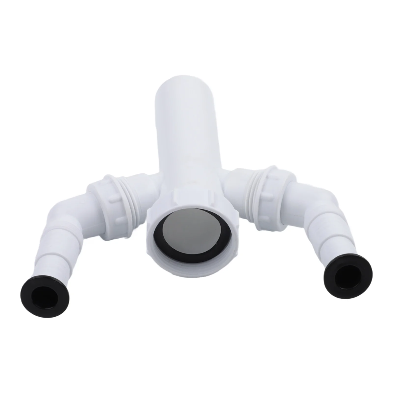 Home Appliance Connection Dishwasher Sink Trap Cleaner White 1-1 2 Inch Inlet Dual Connection Capability High Flow Rate