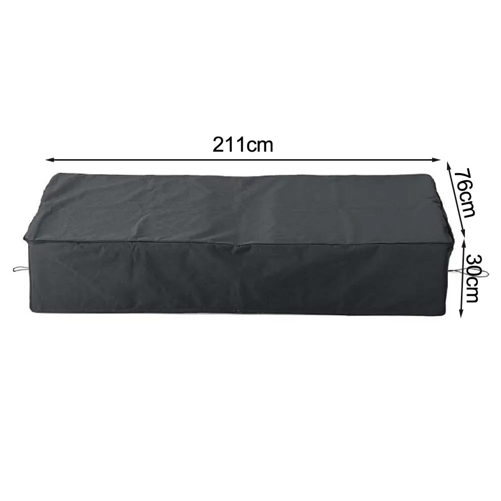 

Dustproof Cover 211*76*30cm 420D Furniture Cover Easy To Maintain Easy To Use Long-lasting Protection Shrink Strap