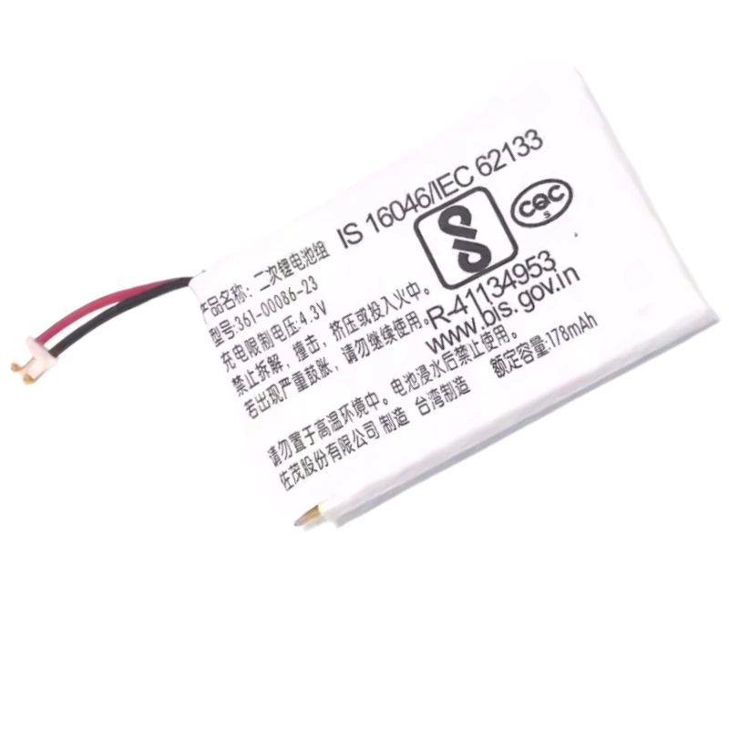 New 361-00086-23 3.8V 178mAh High Quality Battery for Garmin Vivoactive 4 Approach G10 361-00086-23 Watch Battery