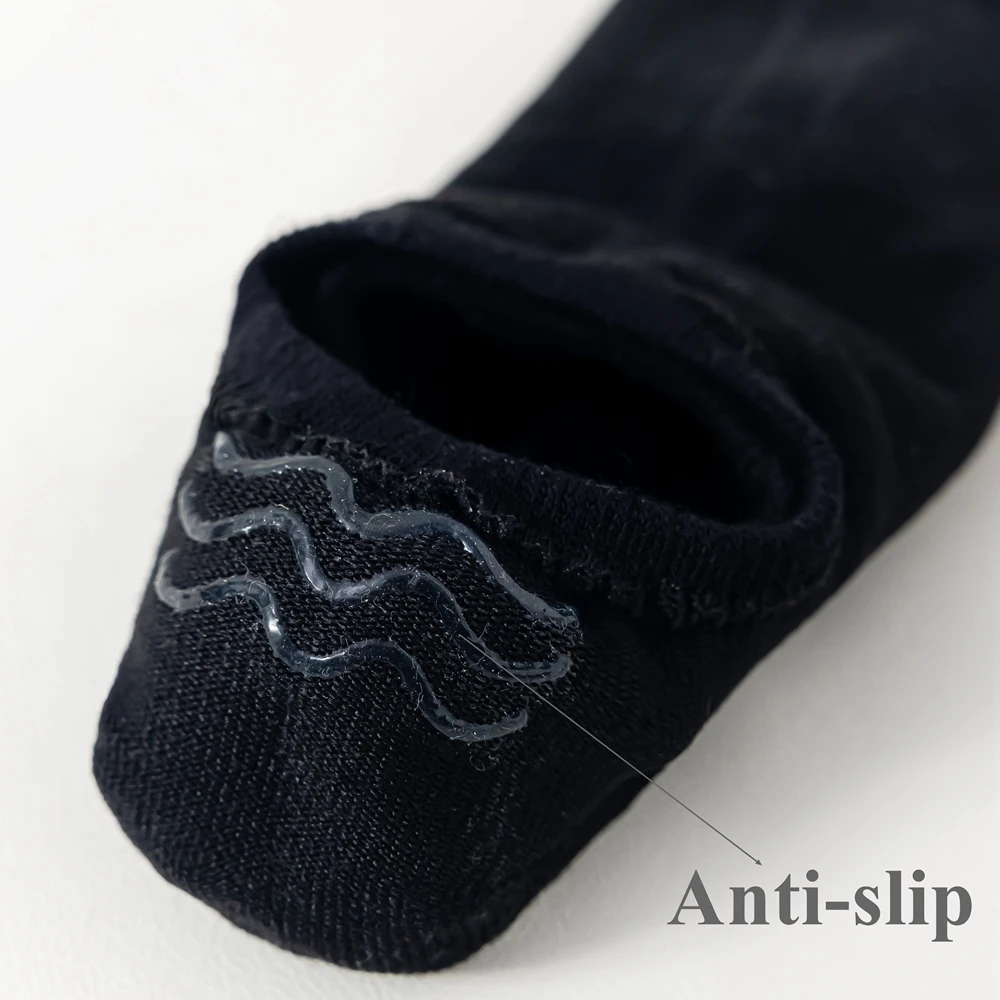 7 Pairs Anti-slip No-show Socks Men High Quality Cotton Invisible Slipper Socks Non-slip Summer Mesh Sports Runing Socks