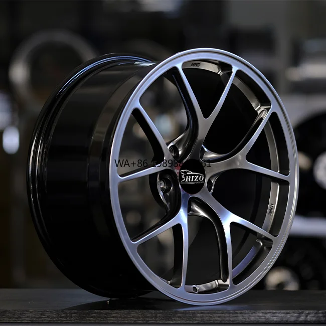 

REP 5103F 18/19 Inch Staggered Multi-Spokes 5-holes Satin Black 5-112 with 66.45 Forged Wheels Ready to Ship for Brabas