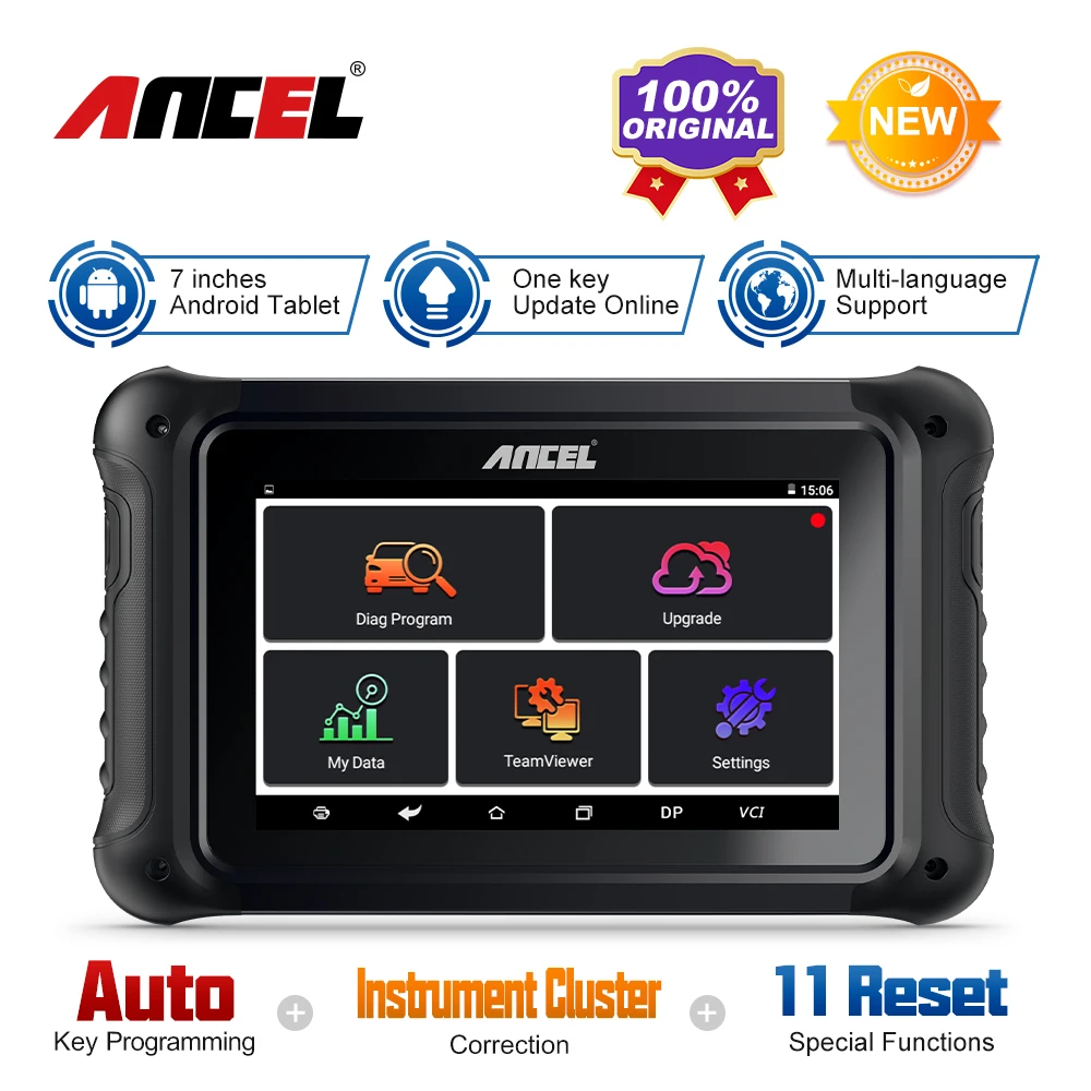 

ANCEL DP500 Wifi Key Programmer Immobilizer Cluster Calibriation Professional EEPROM Chip Read OBD2 Car Scanner Diagnostic Tools