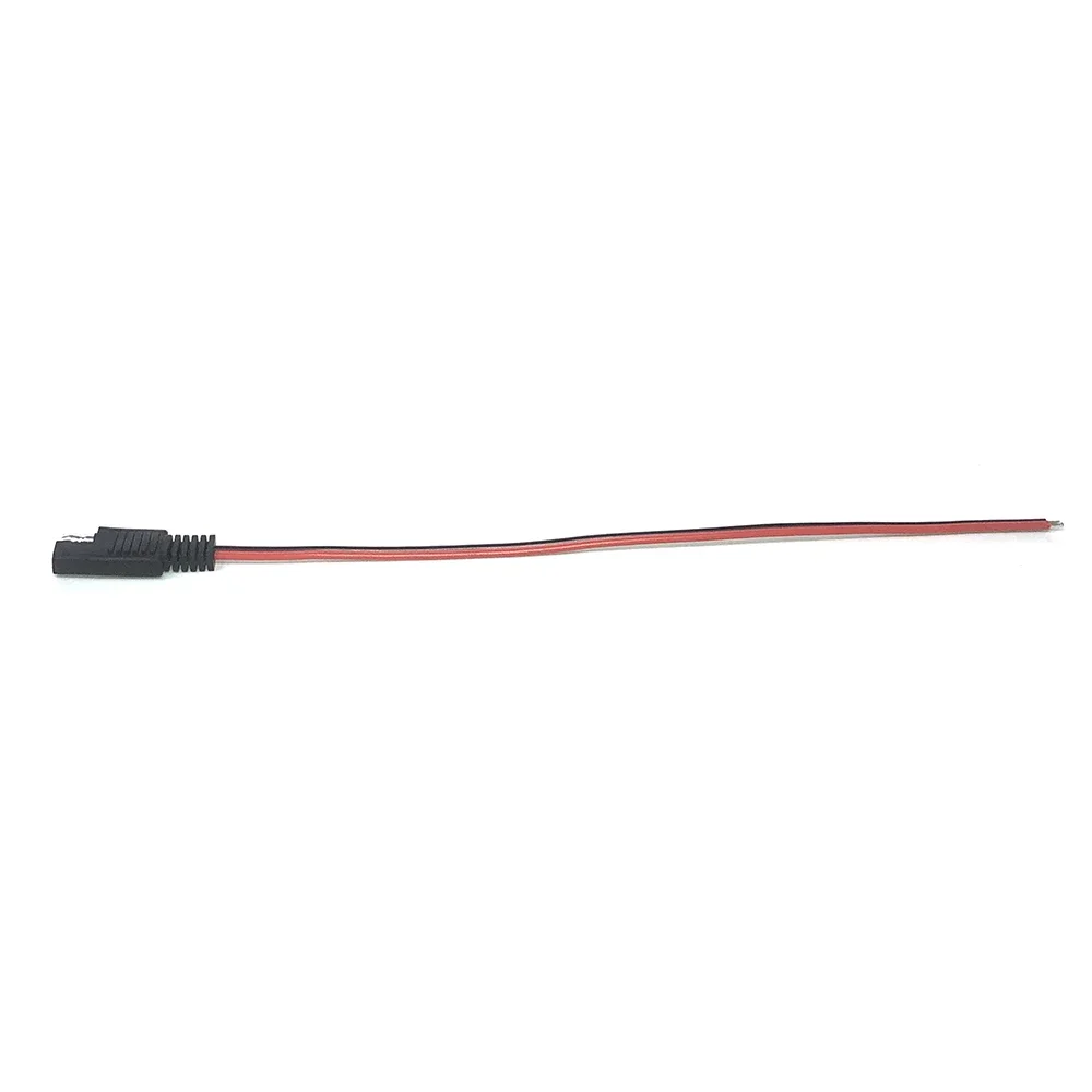 30ซม.3Pcs 18AWG SAE Extension Cable 2-Pin SAE Quick Connector ปลั๊กถอดสายเคเบิล10A พลังงานแสงอาทิตย์แบตเตอรี่แผง SAE Plug