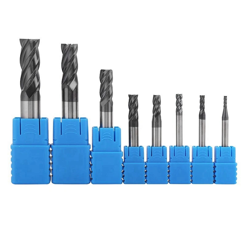 

Promotion! 24Pcs 2-12Mm Carbide End Mill 4 Flutes End Mill Set Milling Cutter Tool Kit CNC Carbide Milling Cutter Spiral Bits