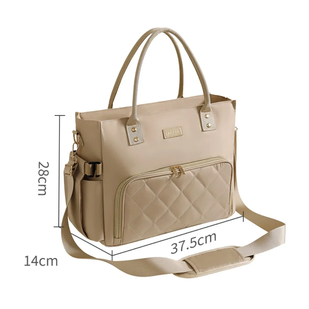 Large Capacity Lunch Bag Tote Bag Insulated Lunch Compartment Large Cup Holder Crossbody Handbag Teacher Nurse Bag for Work