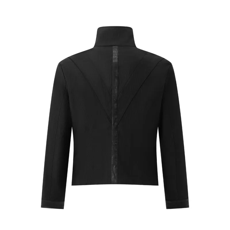 HKSH Spring Autumn New Men Tide Dark Patchwork Cut Deconstructed Avant-Garde Jacket Women Chic Ins Vibe Punk Gothic Coat HK26388