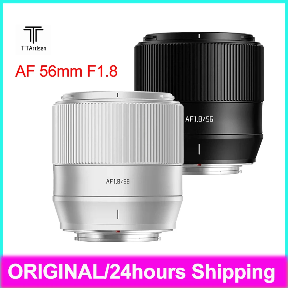 TTArtisan AF 56mm F1.8 APS-C Auto Focus Large Aperture Lens for Sony E A6400 A6300 A7CII A7MII Fuji X XT10 XT4 XT5 XS10 Nikon Z