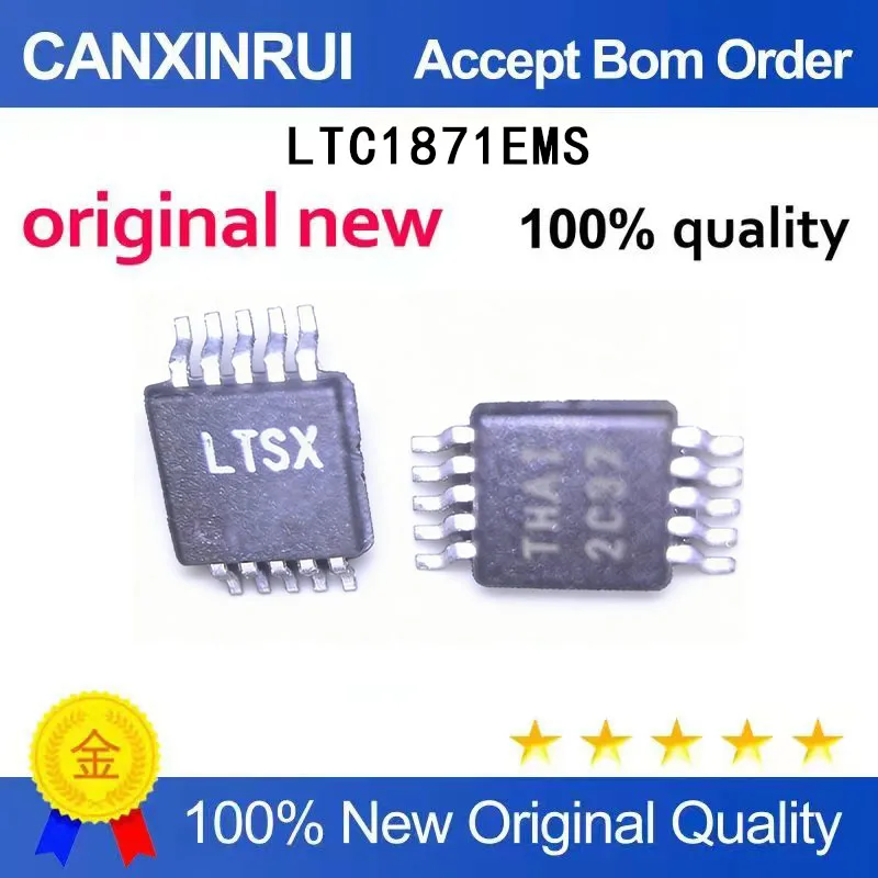 (5-100 Pieces) New LTC1871EMS LTC1871 LTCTV LTSX LT MSOP-10 Chip IC
