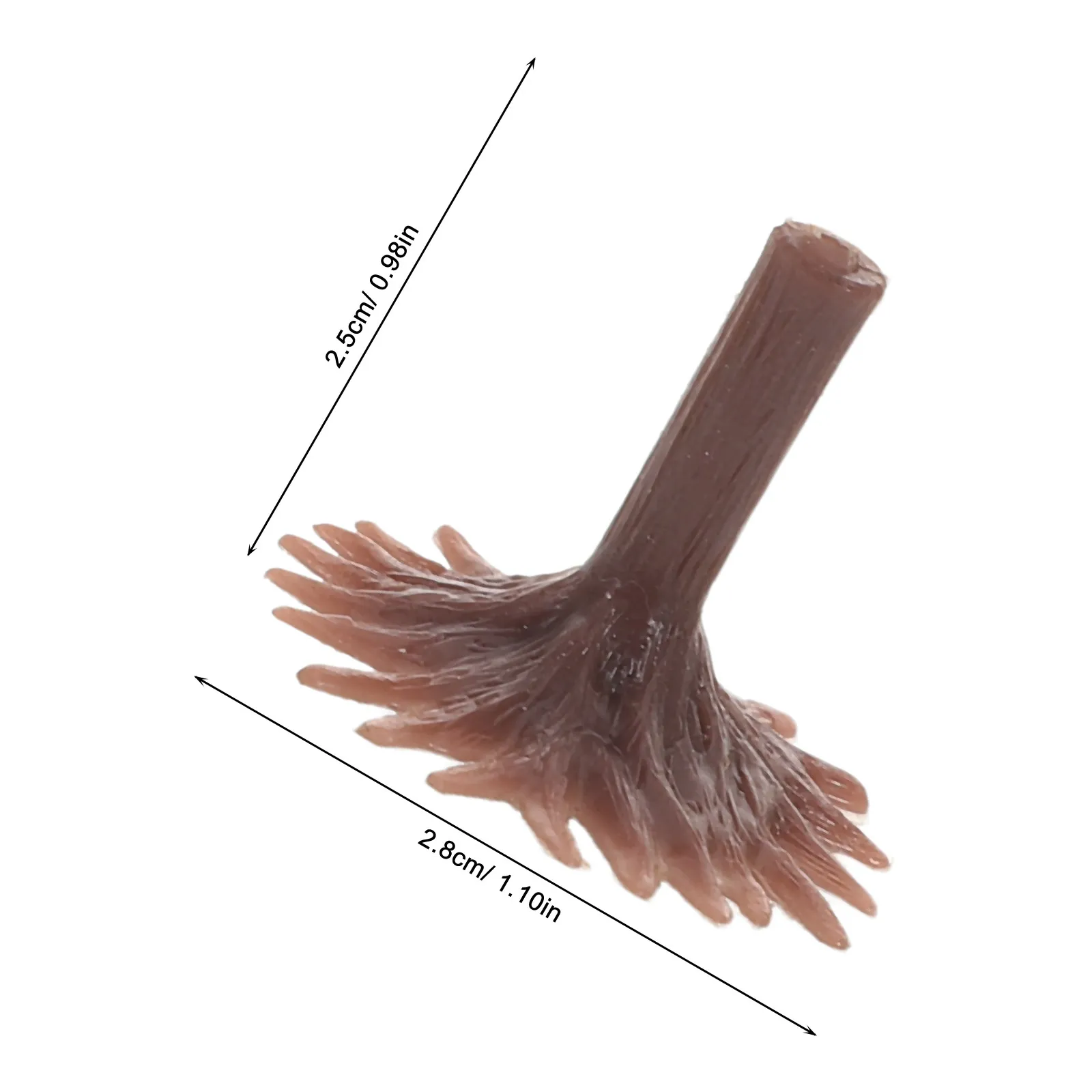 50Pcs Lightweight Plastic Tree Base Feet for DIY Miniature Landscapes Architectural Models Diorama Railway Scenery Sand Table view 6