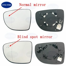 Wide Angle Heated Blind Spot Mirror Glass For RENAULT CLIO IV 4 / CAPT / ZOE (2012-2020) Nissan Micra Leaf 2017-2023
