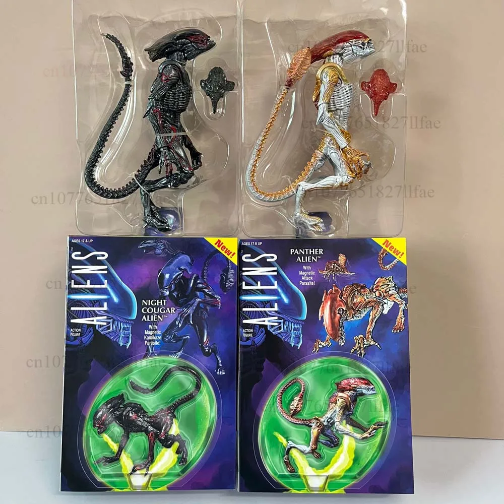 

NECA Aliens Figure Night Cougar Alien Panther Alien Kenner Action Figure Model Toys Joint Movable Doll Present For Friends