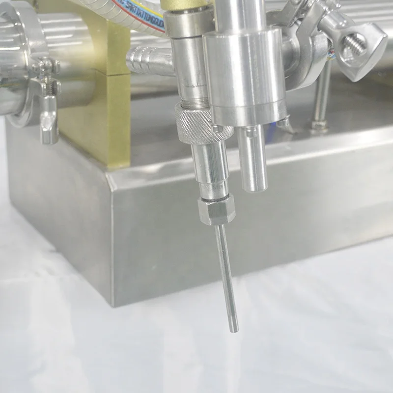 100Ml-1000ml 304 stainless steel semi-automatic cosmetic liquid single head filling machine without hopper