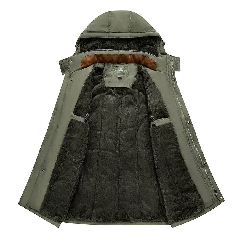 Nuovo 2022 giacca Casual da uomo di marca moda Parka invernale spesso pelliccia maschile Trench soprabito giacche calde riscaldate cappotti Parka uomo