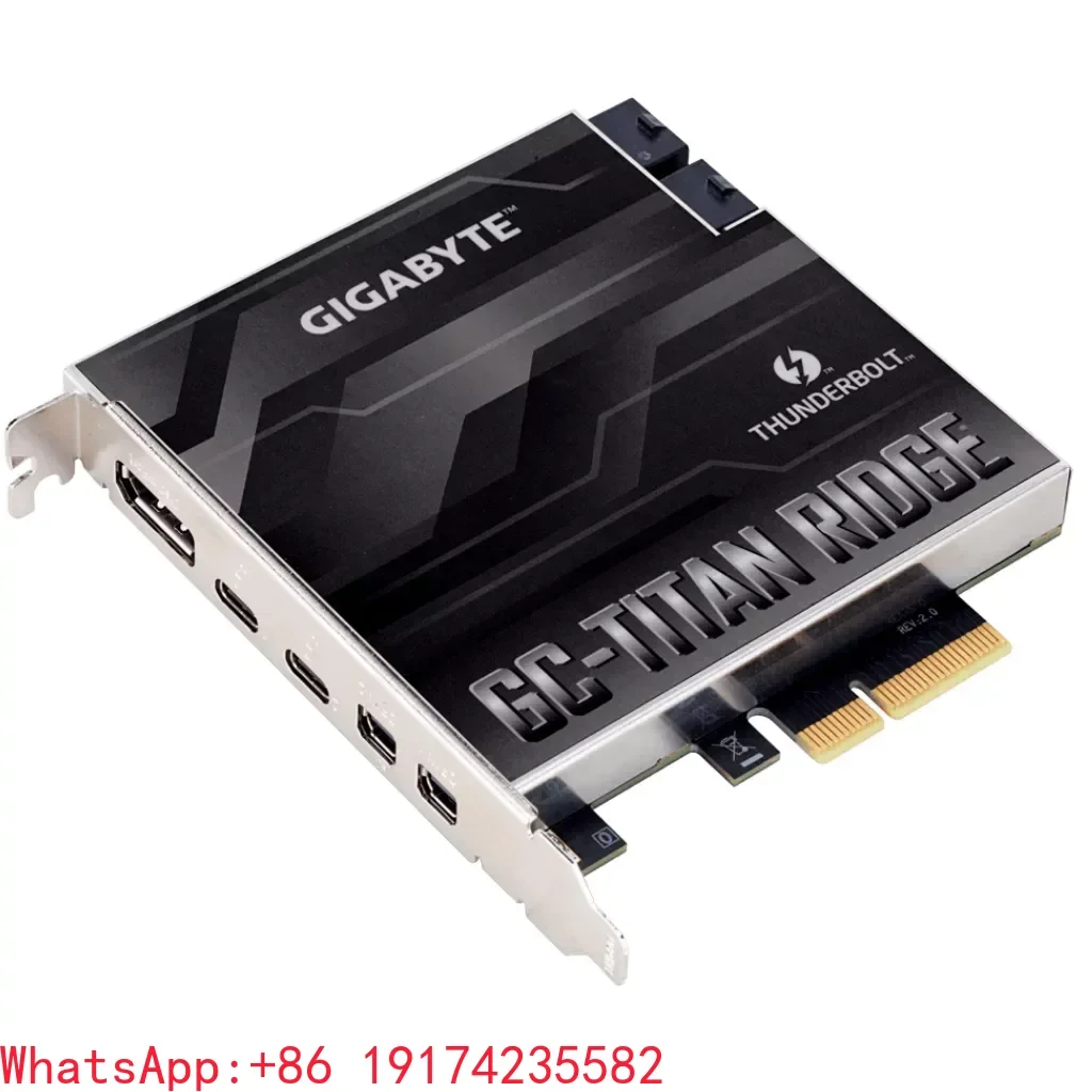 GC-TITAN RIDGE Thunderbolt 3 Expansion Card, C Port for HD Display, Compatible with Black Apple & Apollo Sound Card