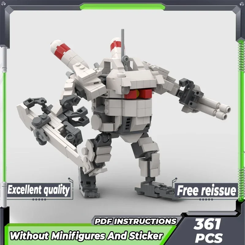 Animal Military Robot Model Moc Building Bricks Big Bunny Robot Technology Modular Blocks Gifts Christmas Toys DIY Sets Assembly