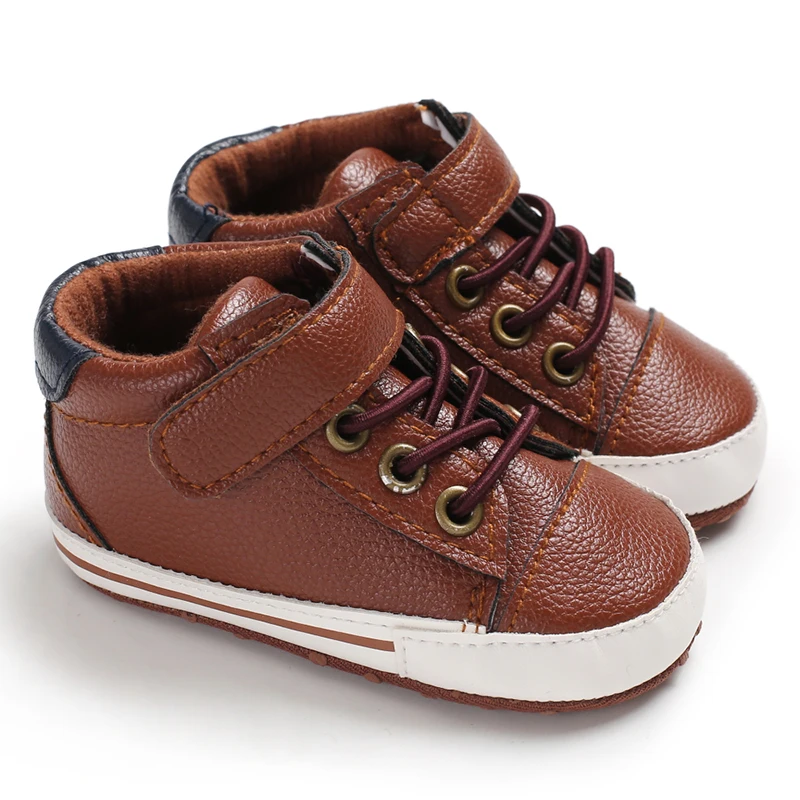 Baby Walking Shoes For Boys And Toddlers Going Out In England Soft Soled Anti Slip Newborn Shoes With Rubber Soles For Newborns