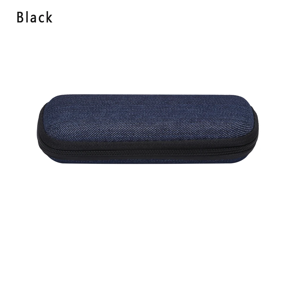 New Pouch Bag Denim Fabric Hard Spectacle Case  Eyewear Protector Eyeglasses Case Sunglasses Box