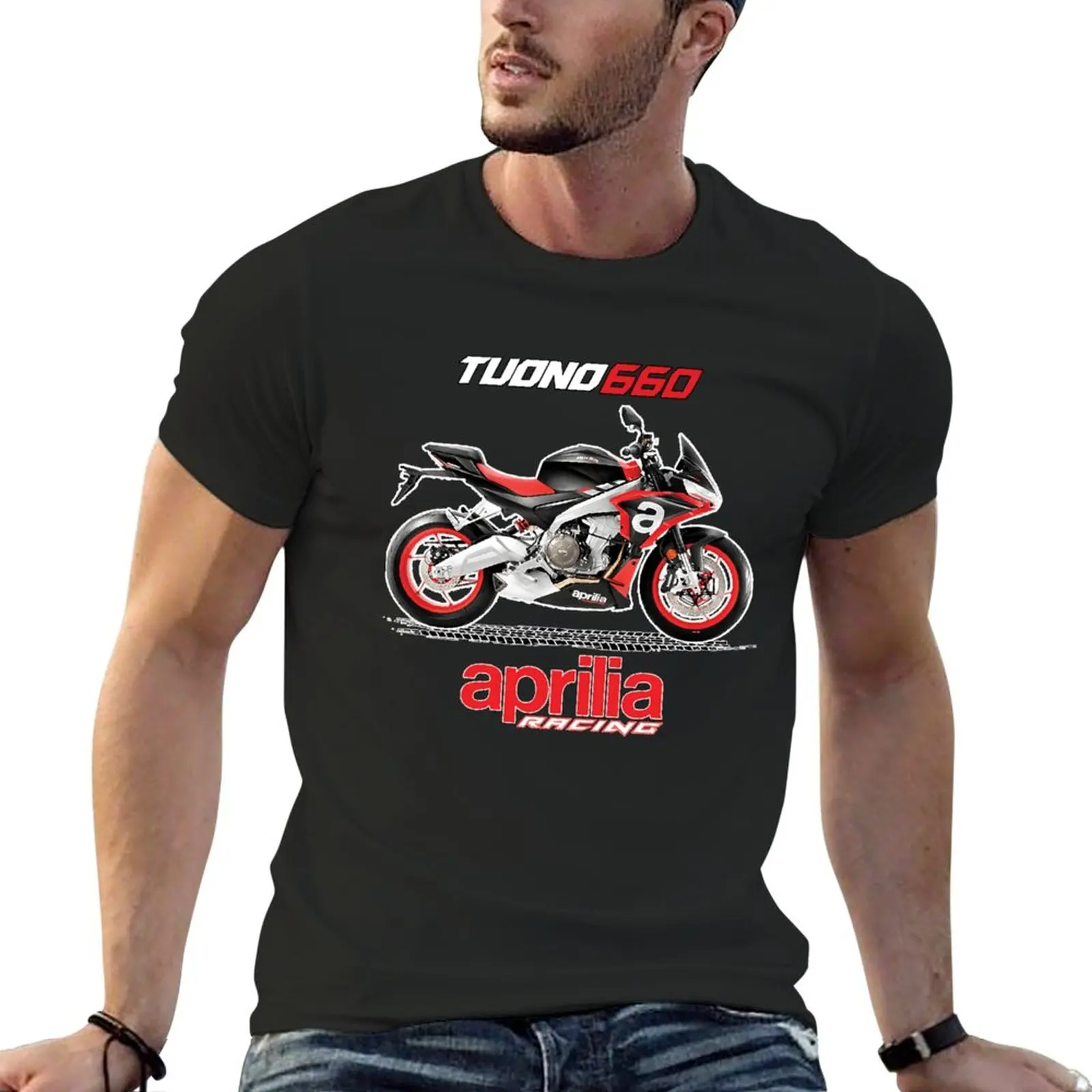 Designer Motorcycle of Aprilia TUONO 660 Classic T-Shirt boys animal print shirt customs animal prinfor boys T-shirt men