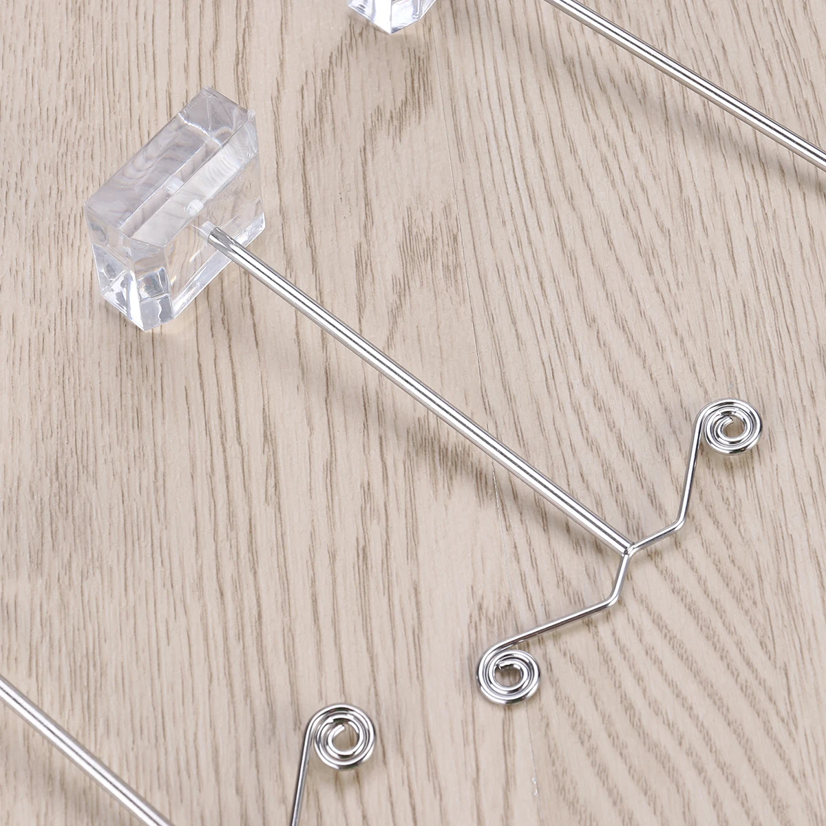 

6 Pcs Earring Holder Jewelry Organizer Earrings Stand Show Rack T-shape Display Acrylic