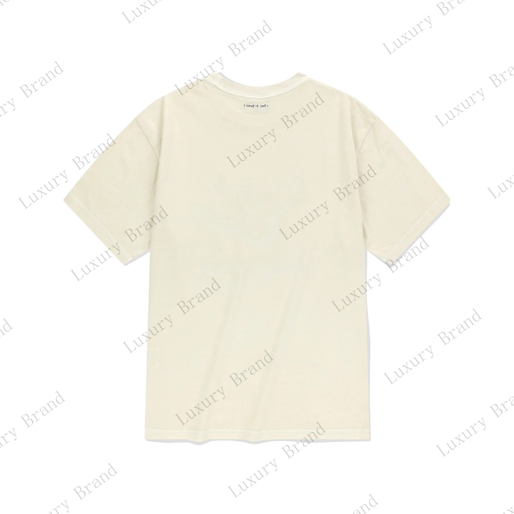 Y2K 2024 Najnowsze proste topy w stylu Luksusowa marka It Isnt Streetwear Bawełniana koszulka damska Little Flying Man Letter Tee Oversized