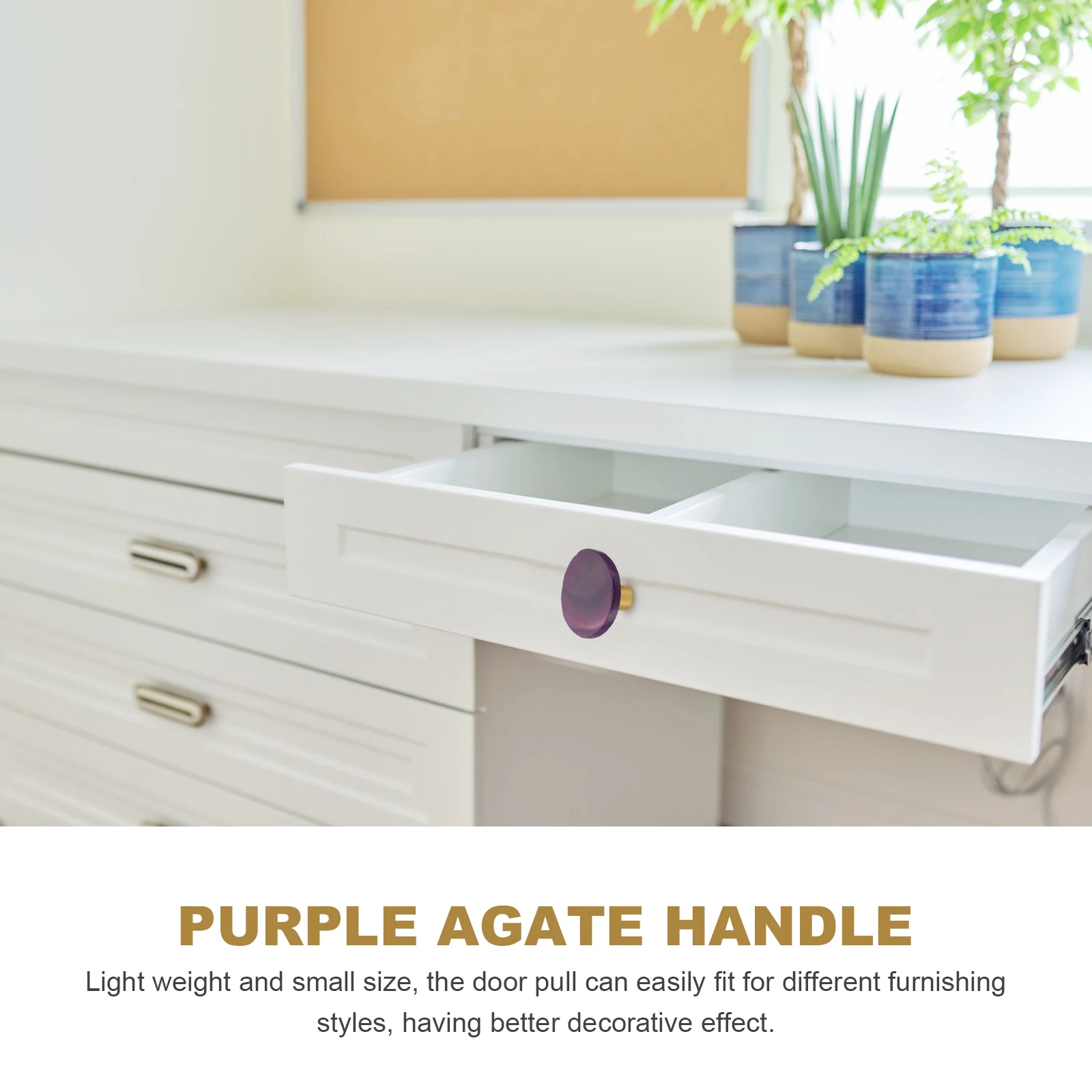 

Dresser Knobs Agate Cabinet Pulls Durable Decorative Hardware for Furniture Drawers Wardrobes Cupboards Dresser Drawer Knobs