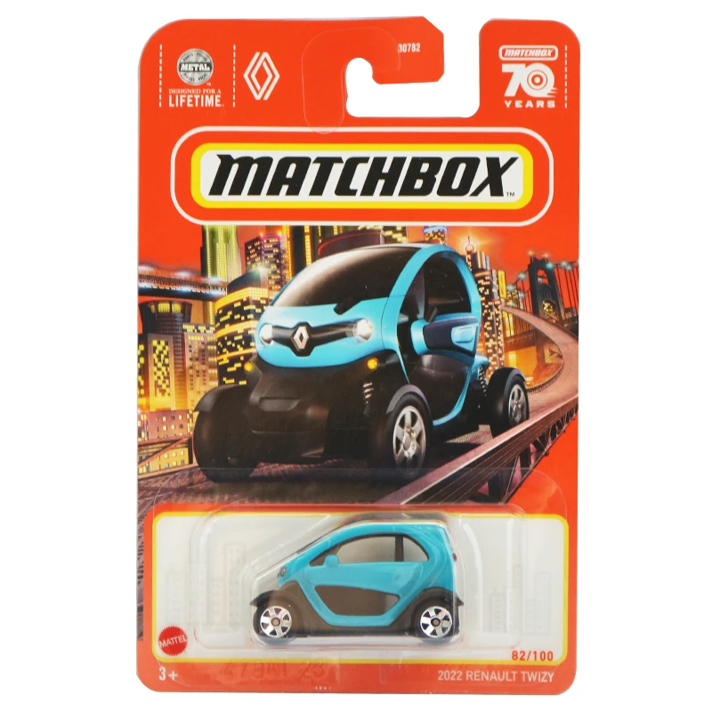 Original Matchbox Car City Hero Alloy Diecast Engineering Vehicle Model 1/64 Chevrolet Tesla Nissan Mazda Boys Toys for Kid Gift