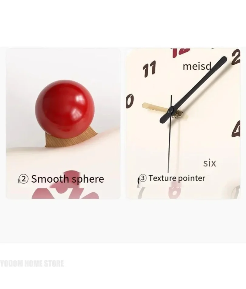 Premium Luxury Fashion Wall Clock - Unique Cute Design, Elegant Home Decor Reloj De Pared for Living Room Bedroom - view 6