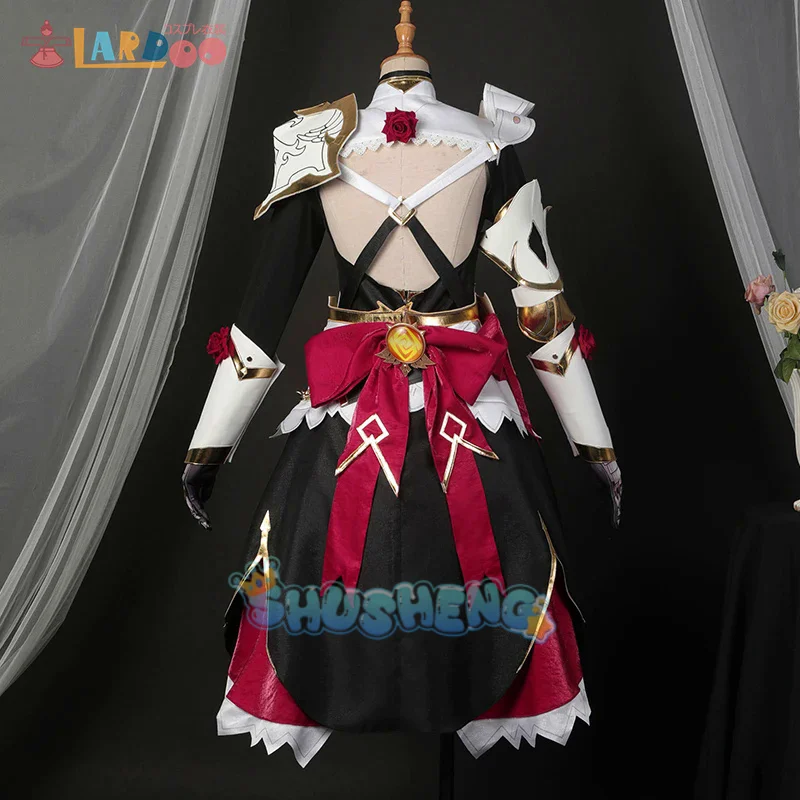 Disfraz de Cosplay de Genshin Impact Noelle para mujer, vestido de sirvienta, disfraz de Halloween