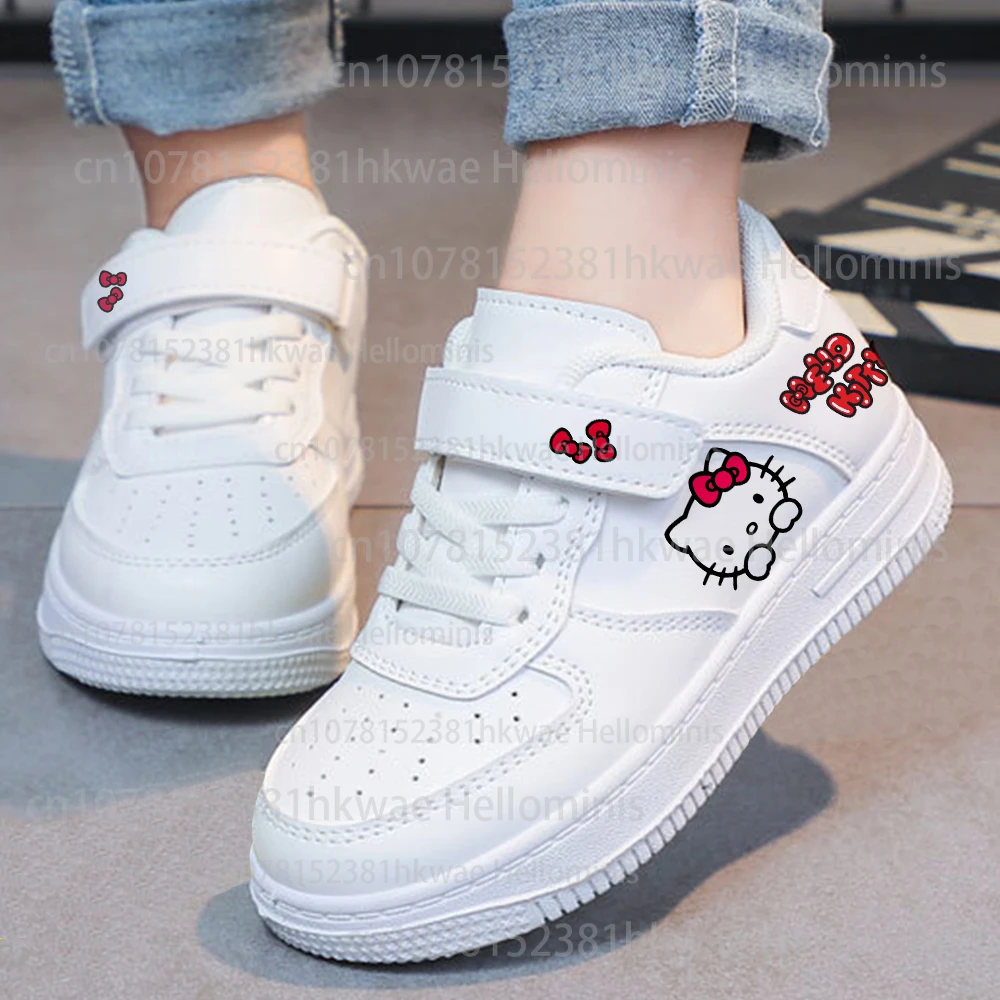 Hello kitty girls Shoes sneakers for children Student Casual basketball woman shoes Kid Sneakers Running Fashion Sports Shoes