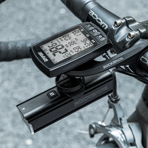 Imagen 2 del producto ROCKBROS RHL1000-1500 luces de bicicleta soporte de luz de nailon soporte de ordenador de ciclismo para IGS Garmin Bryton GoPro soporte de bicicleta
