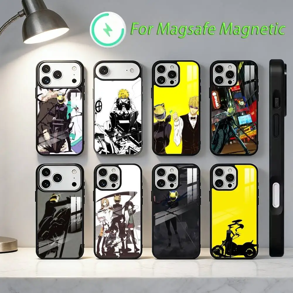 

Anime D-Durarara!! Phone Case For iPhone 17,16,15,14,13,12,11,Plus,Pro,Max Magnetic Wireless Charging