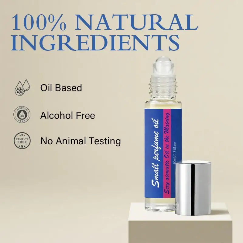 

10ml Natural Fresh Light Fragrance Alcohol-Free Roll-On Fragrance Long-Lasting Scent For Dates And Gatherings