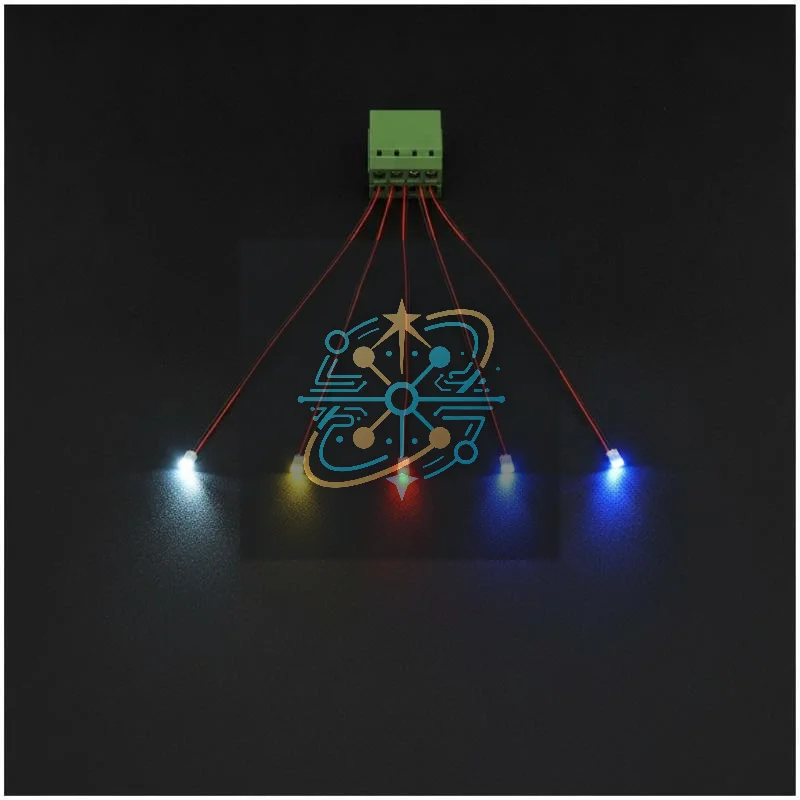 Wired Pre-soldered 0603 SMD LED  10Pcs Pack 3V 30cm Litz Lamps for DIY Electronic Repair & Creation