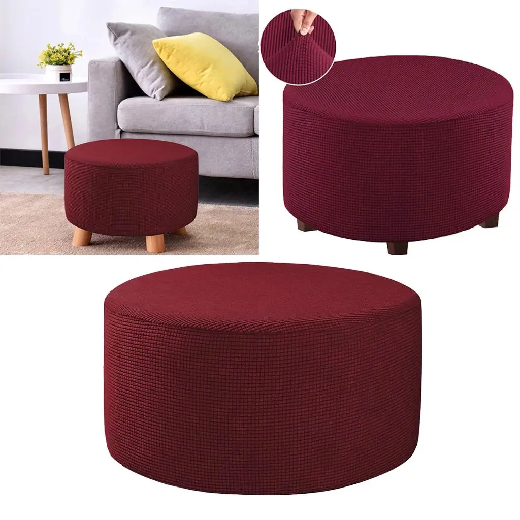 Ottoman Slipcover Footrest Footstool Calec Fabric Storage O…