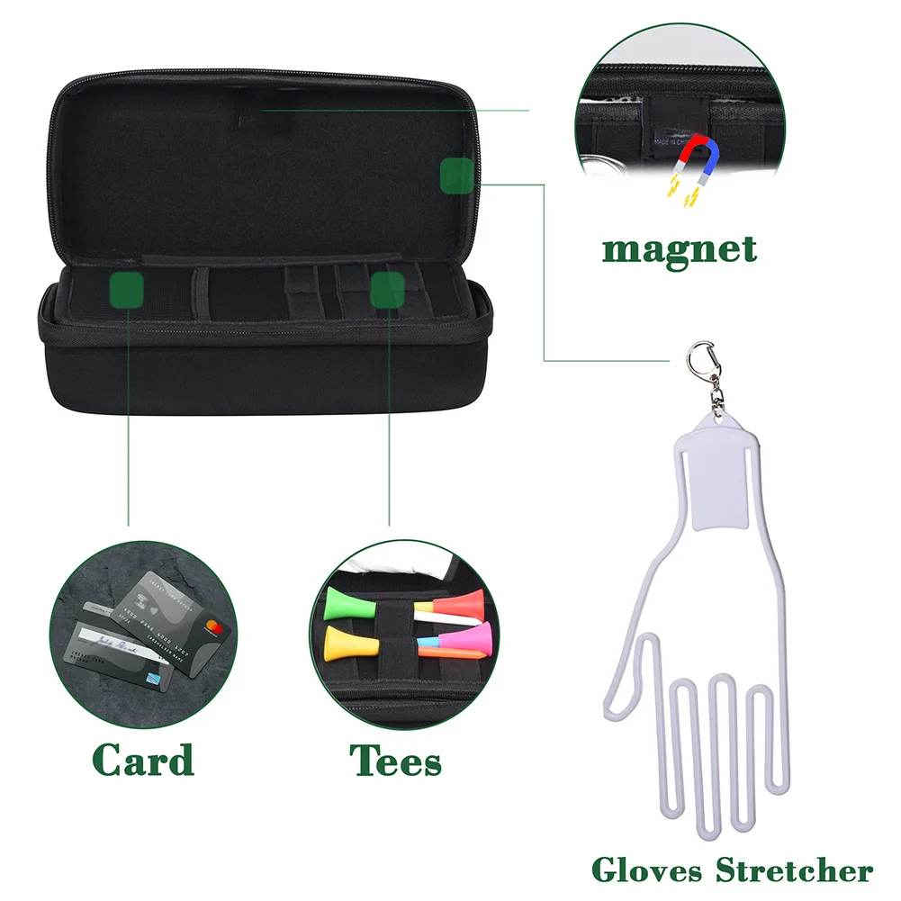 لعشاق الجولف، حقيبة ملحقات الجولف، مجموعة ملحقات الجولف المقاومة للماء، حقيبة جولف، حامل فرشاة الجولف، إيفا + قماش مقاوم للماء