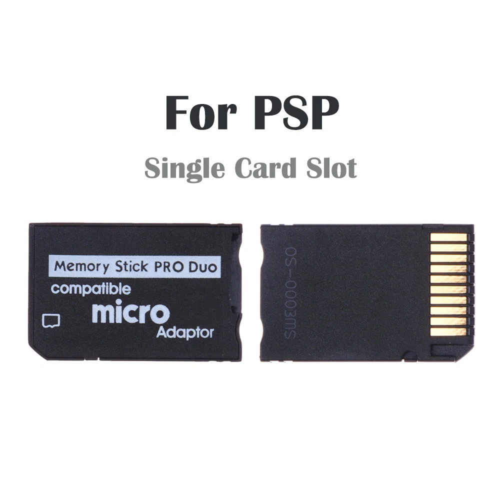 ZUIDID 1PCS Memory Card Adapter Micro SD TF Flash Card to Memory Stick MS Pro Duo For PSP PSV Card Single / Dual 2 Slot Adapter