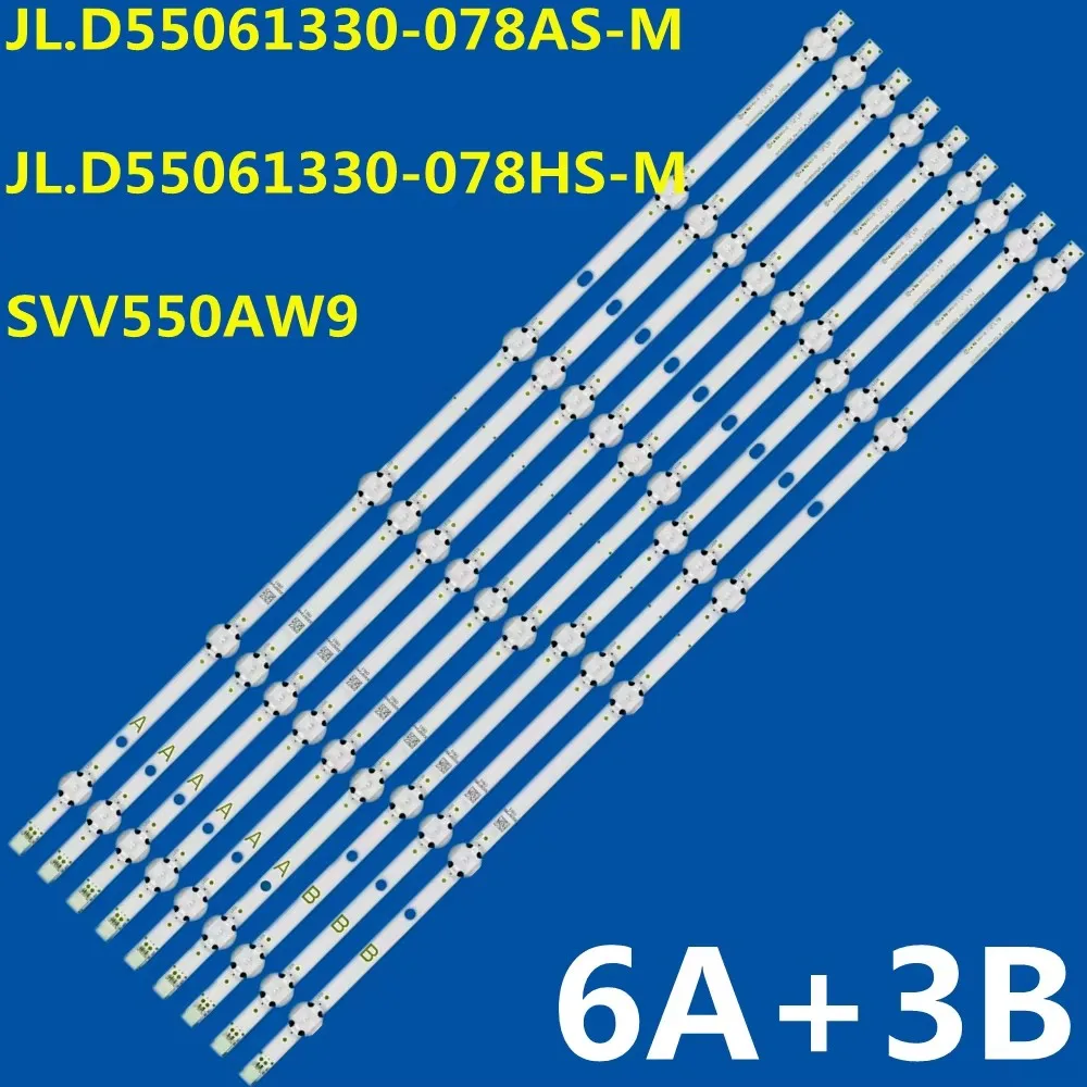 

LED Backlight Strip For 55V5863DG 55VL3A63DB JL.D55061330-078AS-M JL.D55061330-078HS-M TX-55FX550B TX-55FX550E TX-55FX555B