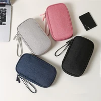 1 New Data Cable Storage Bag Travel Storage Bag Portable Waterproof Double-layer Storage Bag Wire Storage Box 5