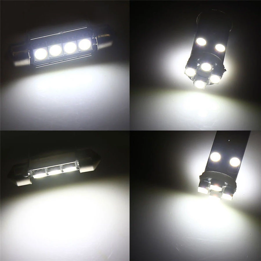 27Pcs White In-Car Led Light Kit For - E-Class W211 2002-2008