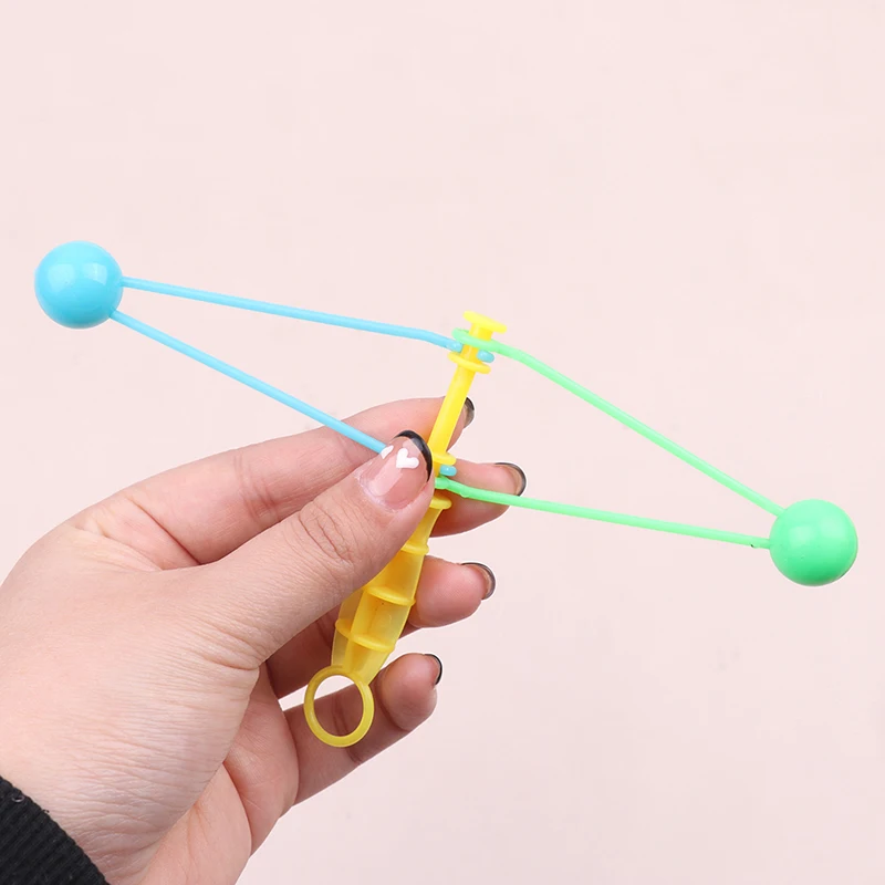 Plastic Hand Shaking Double Balls Colorful Clack Ball Anti-stress Toys Noise Maker Party Celebration