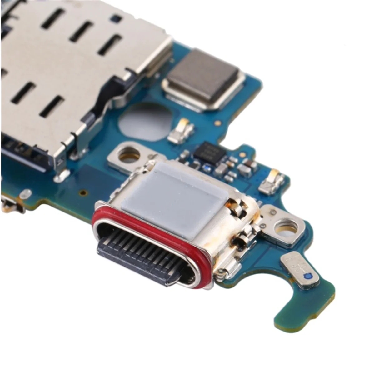 2025+For Galaxy S21 5G SM-G991U (الإصدار الأمريكي) لوحة منفذ الشحن