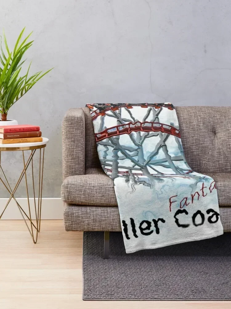 Roller Coasters - Fantastic world Throw Blanket Loose decorative Blankets