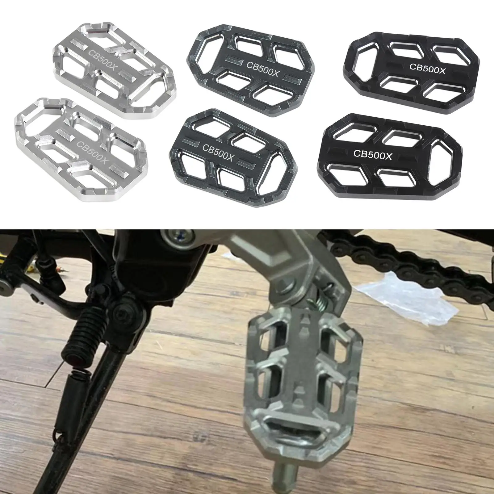 Accessories Pedals Rest Footrests Fits for X, High Reliability and Personalized Appearance