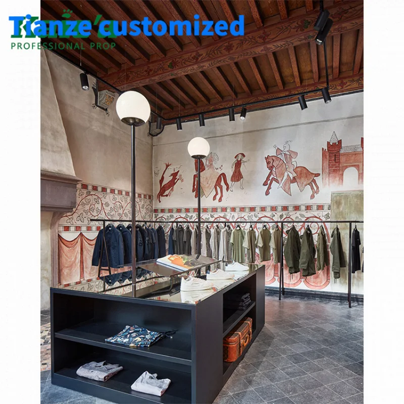 [Customized]Kaierda Guangzhou clothing showroom design whole garment retail store decoration