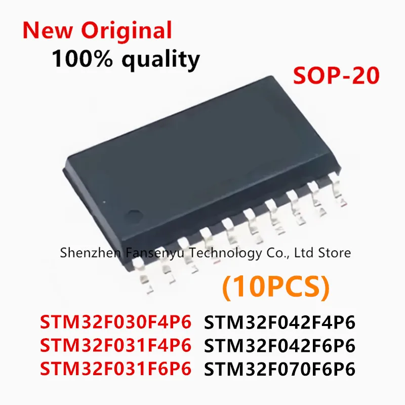 

(10piece)100% New STM32F030F4P6 STM32F031F4P6 STM32F031F6P6 STM32F042F4P6 STM32F042F6P6 STM32F070F6P6 TSSOP-20 Chipset