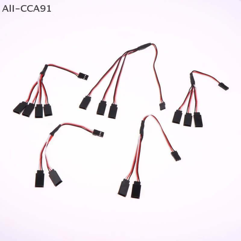 

Servo Extension Cable 150mm/200mm Long Suitable For Model Cars/Ships/Aircraft 1 To 2/3/4 Y-lines